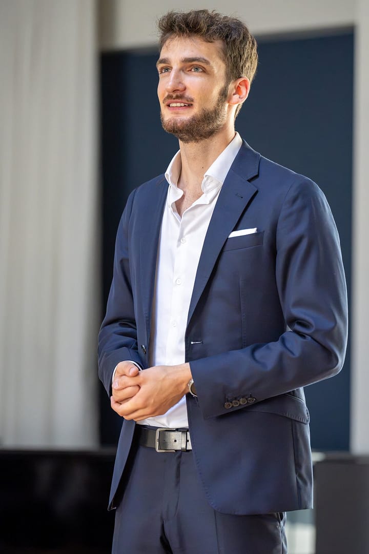 Sandro Balk im Gespräch.